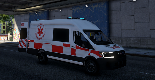 (Ambulance) Vapid Van - 9 Seater (non ELS) (LF)