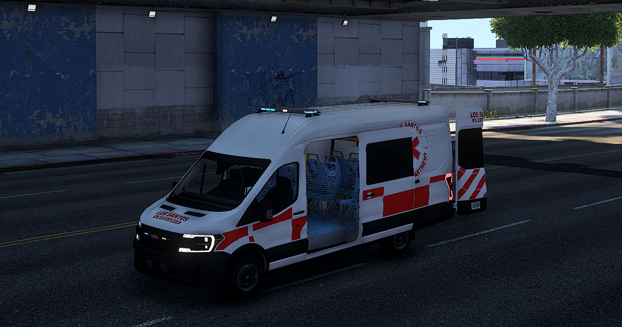 (Ambulance) Vapid Van - 9 Seater (non ELS) (LF)
