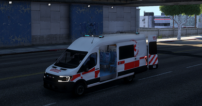 (Ambulance) Vapid Van - 9 Seater (non ELS) (LF)