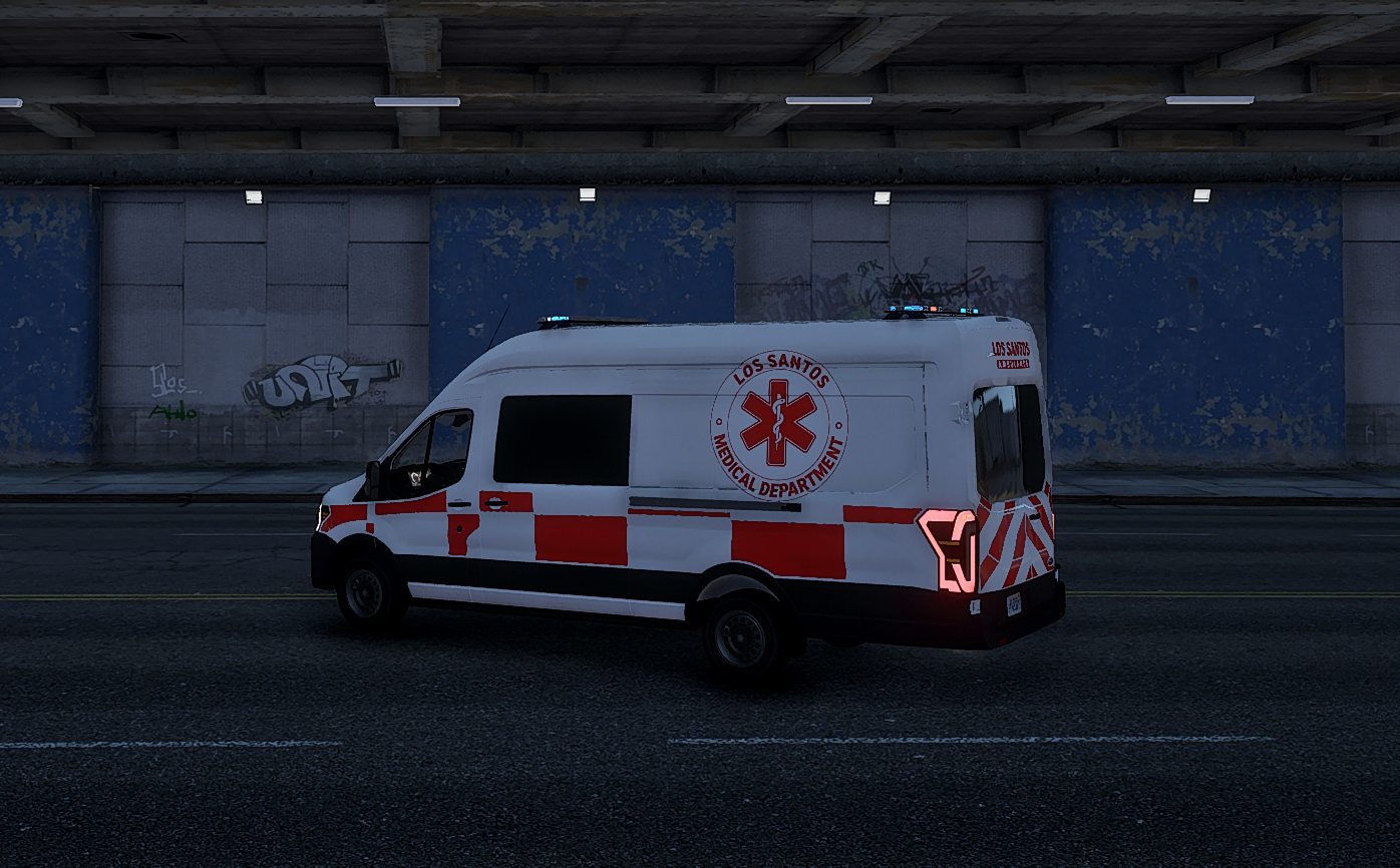 (Ambulance) Vapid Van - 9 Seater (non ELS) (LF)